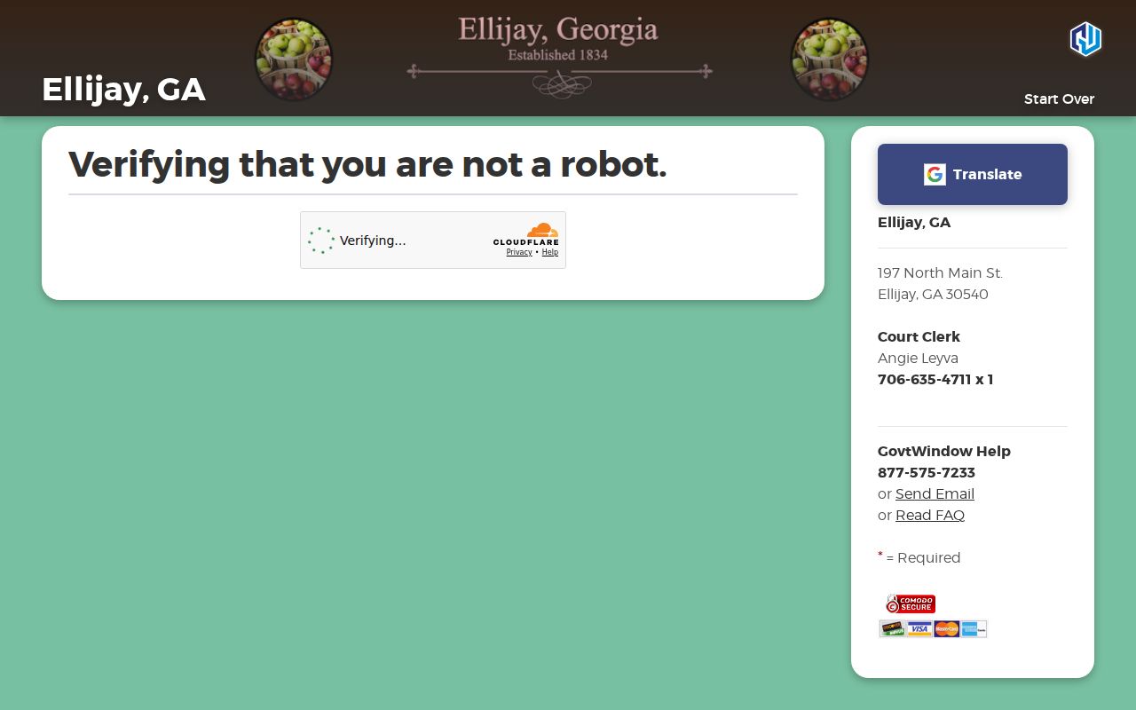 Gilmer County arrest warrant compared with an Ellijay citation portal
