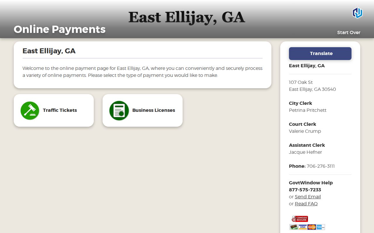 East Ellijay warrant records traffic ticket portal route
